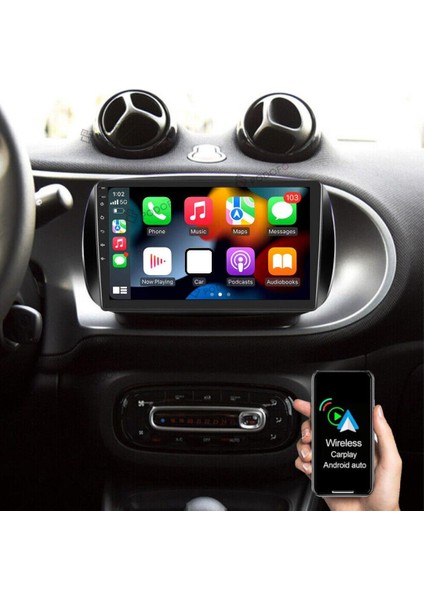 Mercedes Smart 2k Görüntü Kalitesi Android 15 Multimedya Sistemi 8+256 Myway (2015-2019)