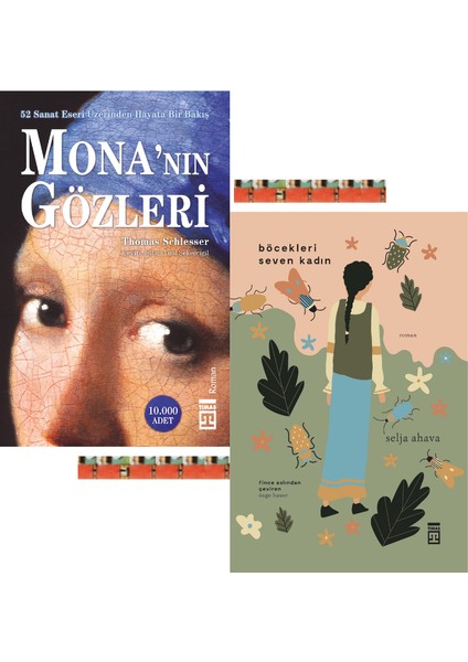 Böcekleri Seven Kadın, Monanın Gözleri (Şömizli) (2kitap) Nitelikli Edebiyat