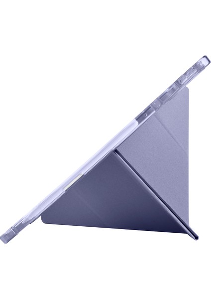 Lenovo Idea Tab Pro 12.7 TB-373FU Kılıf Tri Folding Kalem Bölmeli Standlı Kılıf Uyandırma Özellikli fırsatları
