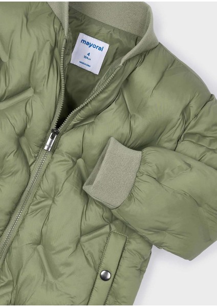 Erkek Çocuk Parçalı Desenli Slim Fit Şişme Mont fırsatları