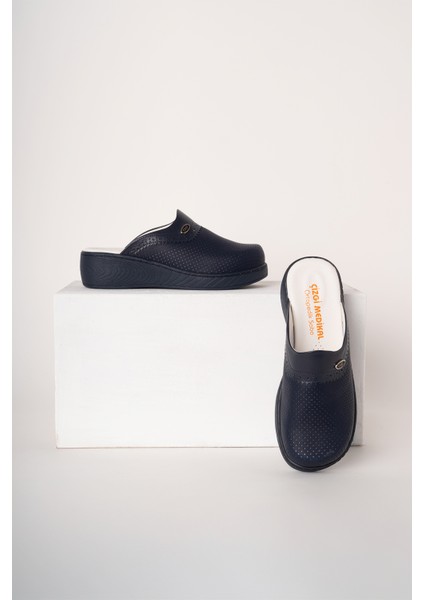 Lacivert Plus Prestij Kadın Sabo Terlik Ortopedik Doktor Hemşire Hastane Terliği fiyatları