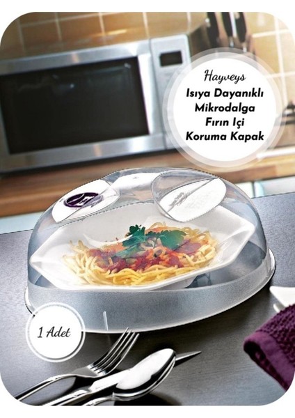 Isıya Dayanıklı Mikrodalga Fırın Iç Koruma Kapak, Beyaz, E-4