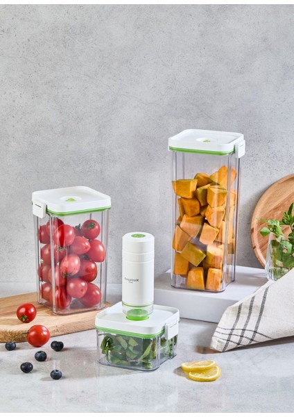 Şarjlı Vakum Pompalı 3 Parça Başlangıç Seti Beyaz