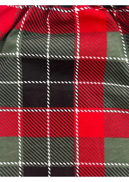 Ekose Desenli Beli Lastikli Unisex Pijama Altı fiyatları