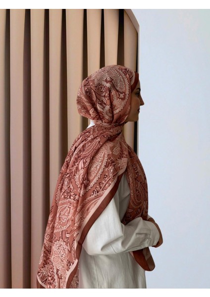 Etnik Dallı Desenli Şal