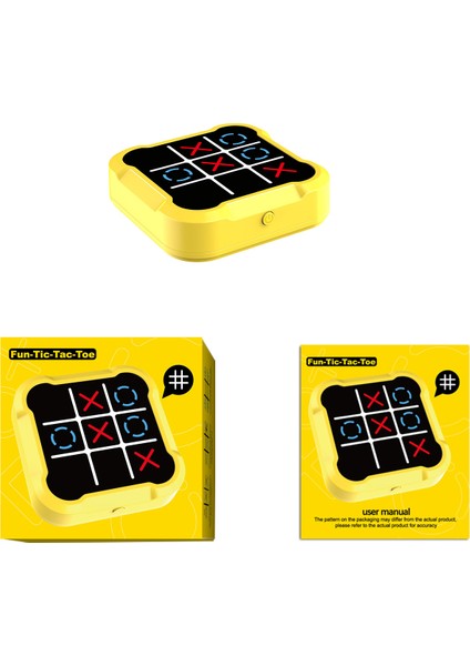 Üç Şirket Tic Tac Toe Yeni Masaüstü Oyun Makinesi Çocuk Düşünme Eğitimi Eğitici Oyuncaklar (Yurt Dışından)