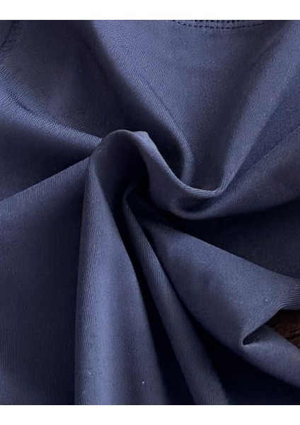 Diz Altı Kapri Tayt Yüksek Bel Likralı Dalgıç Kumaş ( Lacivert, M ) indirimleri