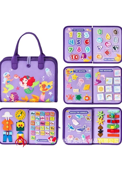 Keçe Meşgul Tahtası Erken Öğrenme Tahtası Yürümeye Başlayan Çocuk Öğretim Yardımcıları Çocuk Oyuncakları Puzzle Tahtası Keçe Öğrenme Tahtaları (Yurt Dışından)