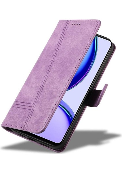 Kredi Kartı Yuvası Siyah Pu ile Realme C53 Cüzdan Telefon Kılıfı Için Filp Durumda (Yurt Dışından) fırsatları