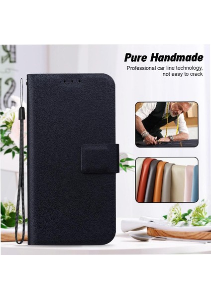Kart ile Toka ile Realme 11 Pro Kickstand Saf Renk Için Flip Case (Yurt Dışından) indirimleri