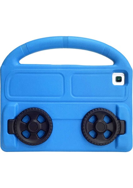 Lenovo M10 Plus TB-X606F Uyumlu Vlmr Wheel Car Tekerlek Standlı Tablet Eva Silikon Kılıf-Kırmızı fiyatları