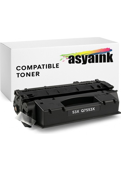 Hp P2014 53X-Q7553X Muadil Toner 6000SF Yüksek Kapasiteli Asyaink