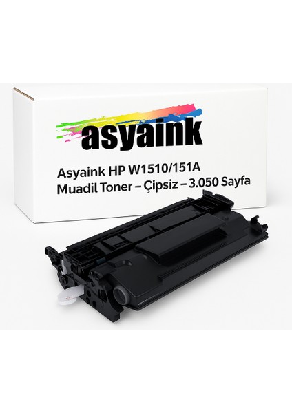 Hp 4003DN W1510 Muadil Toner Çipsiz 3050 Sayfa Asyaink