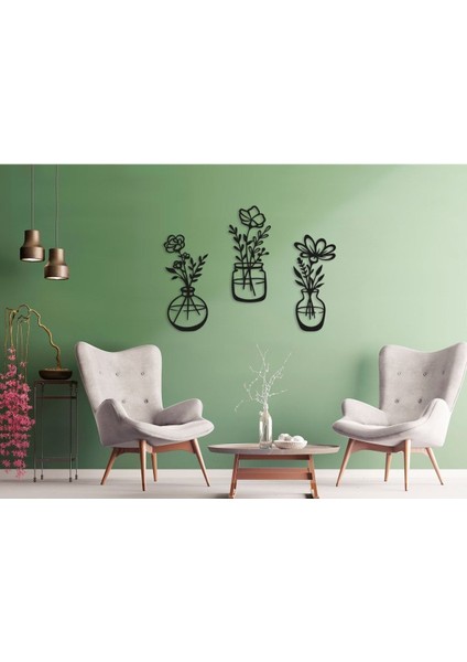 Ahşap Duvar Vazosu, Çiçeklik, Ev ve Ofis Dekoru, 35X15CM, Şık Tasarım fırsatları