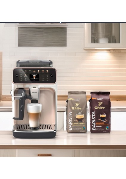 Sıcak-Soğuk 20 Farklı Kahve Renkli Dokunmatik Ekran 5500 SERI Premium Espresso Makinesi EP5543 + 2kg Tchibo Kahve