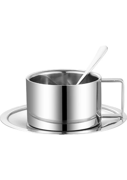 Çelik Kahve Fincan Seti 200ML