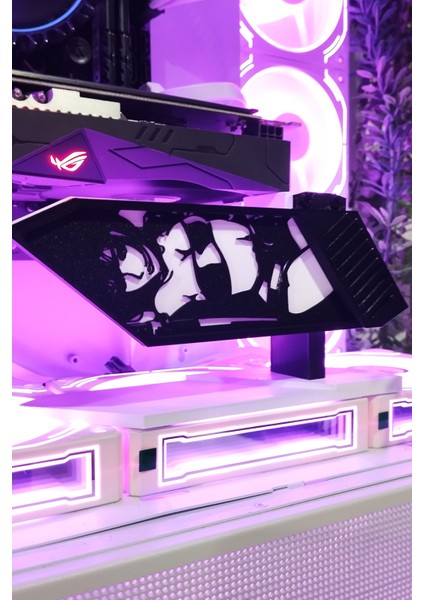 Anime Kız Ekran Kartı Tutucu Ayarlanabilir (8-11 Cm) Gpu Holder