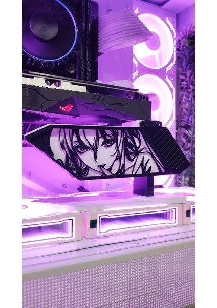 Cute Girl Ekran Kartı Tutucu Ayarlanabilir (8-11 Cm) Gpu Holder