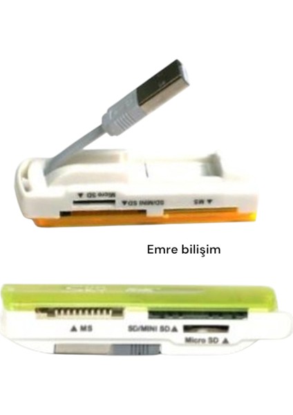 USB Kart Okuyucu Çok Luhafıza Kart Okuyucu 480MBPS Ye Kader 2 ,0 Aktarım Hızı USB 1 Adet indirimleri