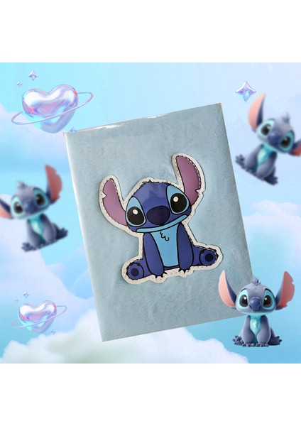 Stitch Figürlü 3D Peluş Kapaklı A5 Defter – Mavi Sevimli Disney Notebook | Fancy Space fiyatları