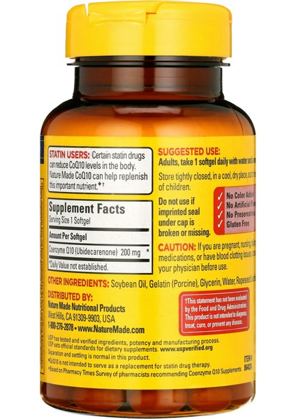 COQ10 200 mg 140 Softgels fiyatları