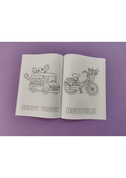 Eğlenceli Taşıtlar Boyama Kitabı 2 - Ingilizce Isimlerle Eğitici indirimleri