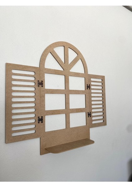 Kahverengi Ahşap Pencere Panjur, Şık ve Dayanıklı, Modern Tasarım