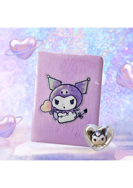 Disney Kuromi 3D Pullu Peluş Kapaklı Defter – A5 Boy Çizgisiz Notebook | Fancy Space fiyatları