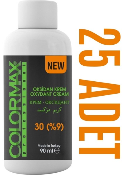 Kuaför Seti 20 Vol (%6) Aktivatör Krem Oksidan 90 ml x 25 Adet