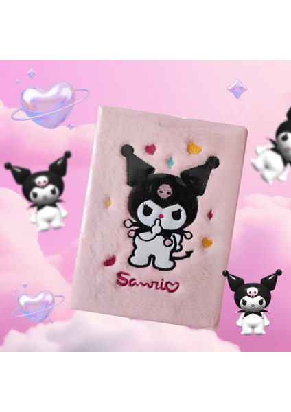 Disney Kuromi Pembe Peluş Kapaklı Defter – 3D Figürlü A5 Notebook | Fancy Space fiyatları