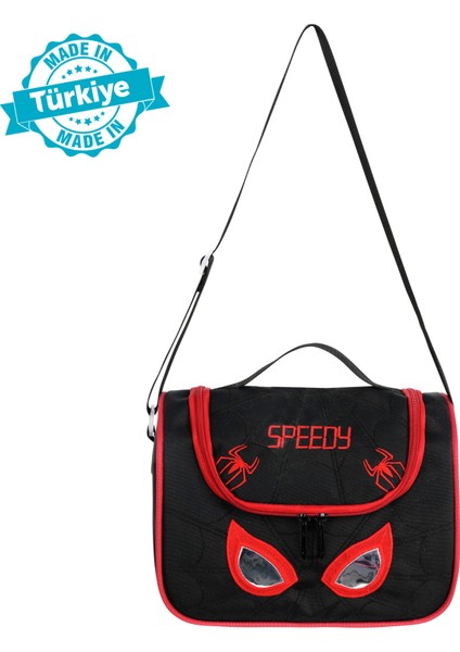 Kombin Örümcek Göz Yarasa Erkek Ilkokul Çantası ve Termal Beslenme Çantası Set fırsatları