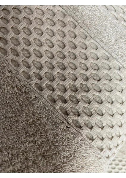 Waffle 3’lü El ve Yüz Havlu Seti – 50X90 cm %100 Pamuk, Yumuşak Dokulu, Örgü Desen modelleri