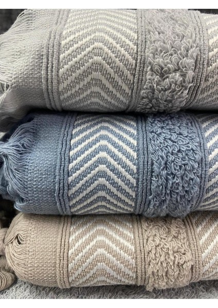 Lora 3’lü El ve Yüz Havlu Seti – 50X90 cm %100 Pamuk, Yumuşak Dokulu,örgü Saçaklı fiyatları