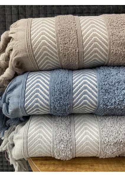 Lora 3’lü El ve Yüz Havlu Seti – 50X90 cm %100 Pamuk, Yumuşak Dokulu,örgü Saçaklı indirimleri