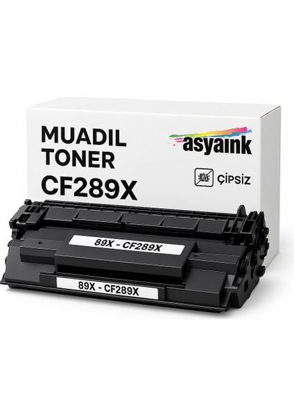 Hp M507X CF289X Muadil Toner Asyaink Çipsiz 10000SF
