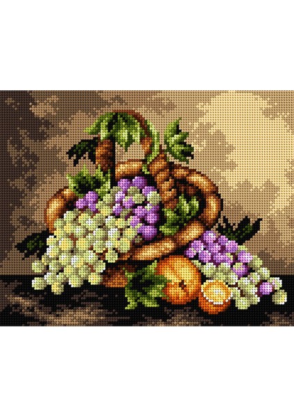 Baskılı Goblen Çiçek 2417 24*30 cm