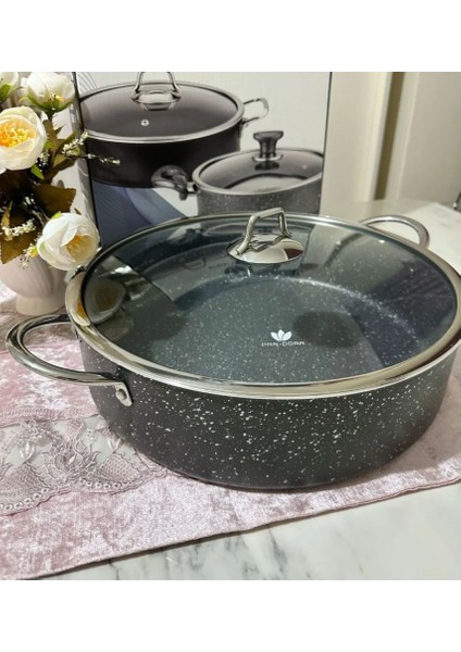 Pan-Dora 36 cm Granit Basık Tencere