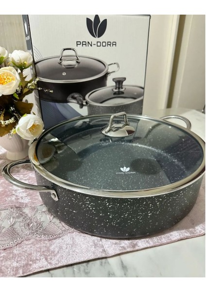 Pan-Dora 36 cm Granit Basık Tencere modelleri