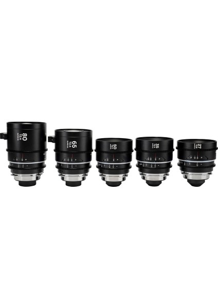 S35 Prime 3- Lens Bundle NANOMORPH(27MM,35MM,50MM ,65MM ,80MM) - Arri Pl/ef Sılver Lens