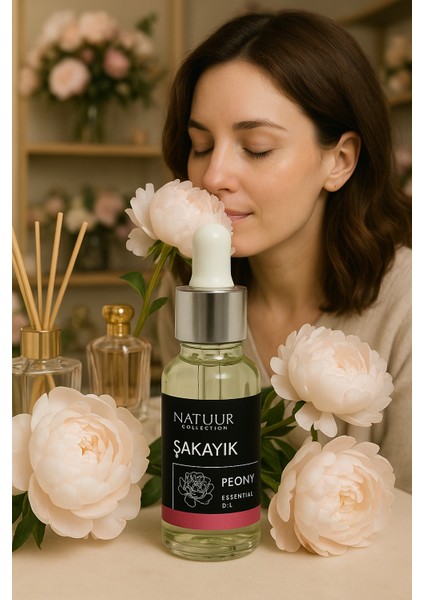 Şakayık Esans Buhurdanlık Difüzör Parfüm Esansı Doğal Uçucu Yağ 20 ml