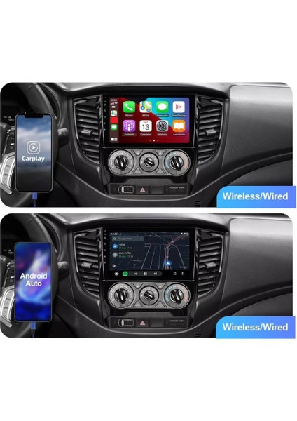 Mitsubishi L200 Manuel Klima 2k Görüntü Kalitesi Android 15 Multimedya Sistemi 8+256 Myway (2015-2021)