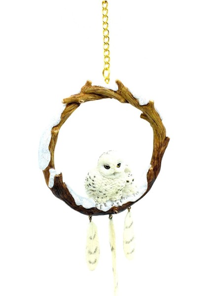 Renkli Baykuşlu Duvar Süsleri, Sallanan ve Dönen Dekorasyon Parçası