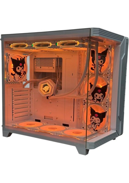 Kuromi Karakterli 7 Argb Fanlı 850W 80 Plus Bronz Power'lı 360MM Sıvı Soğutmalı Beyaz Akvaryum Kasa fırsatları