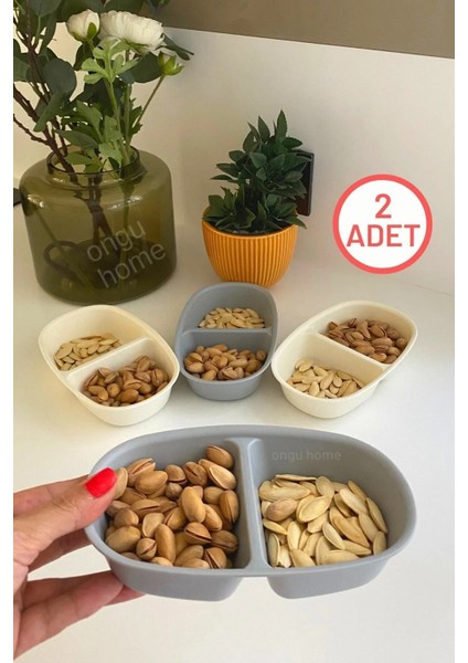 Çerezlik Kase Sosluk Iki Bölmeli Sunum Tabağı modelleri