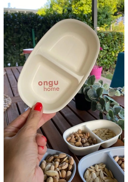 Çerezlik Kase Sosluk Iki Bölmeli Sunum Tabağı fırsatları