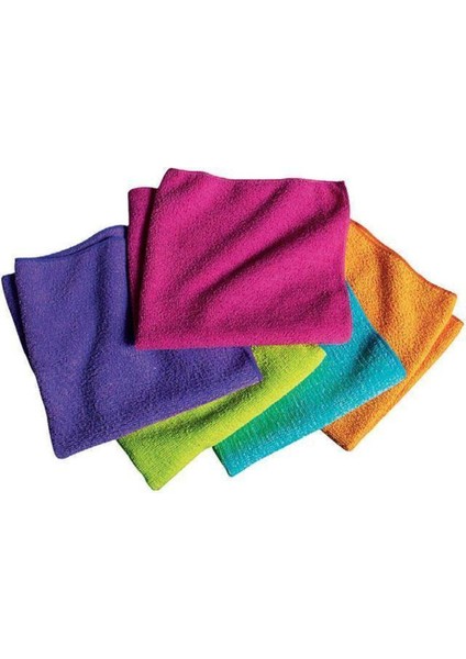 Renkli Araç Kaporta ve Cam Temizleme Bezi Seti, 5 Adet modelleri