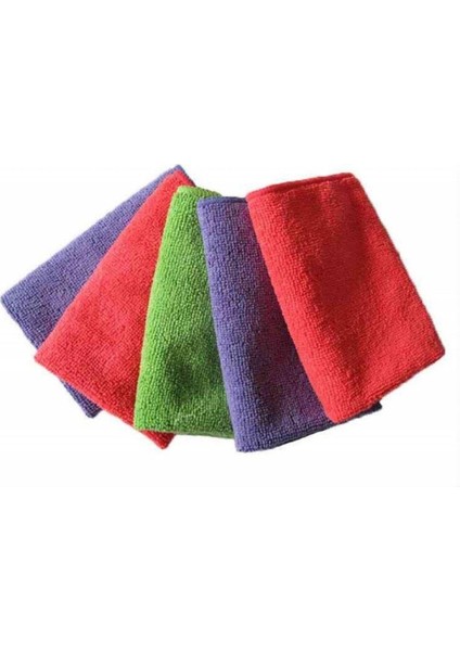 Renkli Araç Kaporta ve Cam Temizleme Bezi Seti, 5 Adet fırsatları