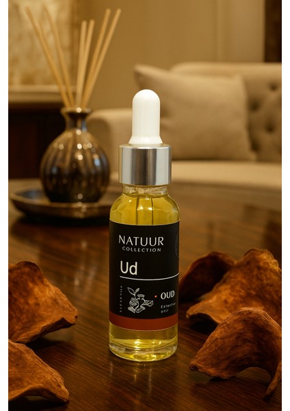 Ud (Oud) Esans Buhurdanlık Difüzör Parfüm Esansı Doğal Uçucu Yağ 20 ml