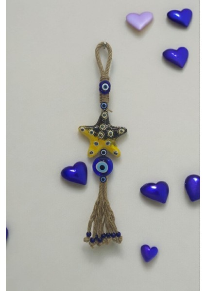 Parlak Sarı Deniz Yıldızı Boncuklu Şık Aksesuar fiyatları