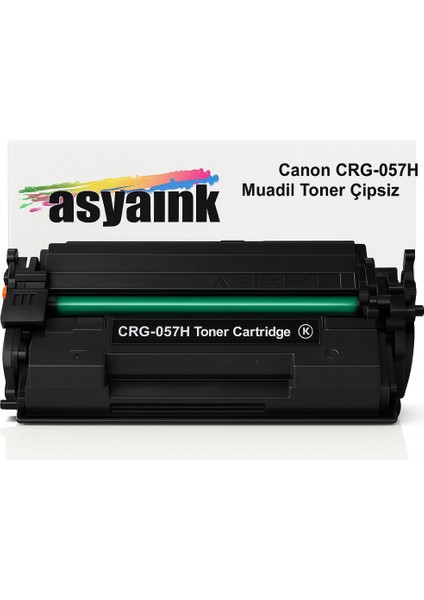 Canon MF-445DW CRG057H Muadil Toner Çipsiz 10.000 Sayfa Asyaink